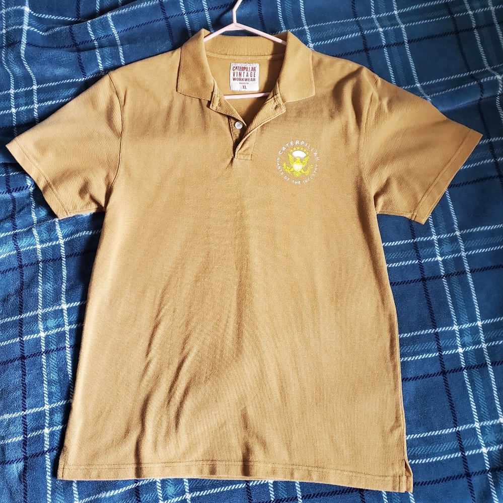 VINTAGE CATERPILLAR WORKWEAR COLLARED SHIRT